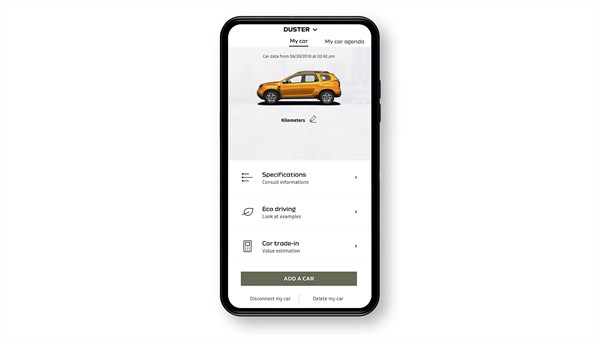 application mobile My Dacia