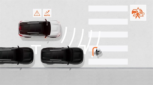 Dacia Bigster - Système de freinage d'urgence automatique véhicule, piéton & cycliste